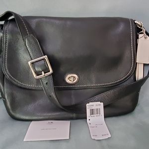 Coach Park Leather Flap Bag